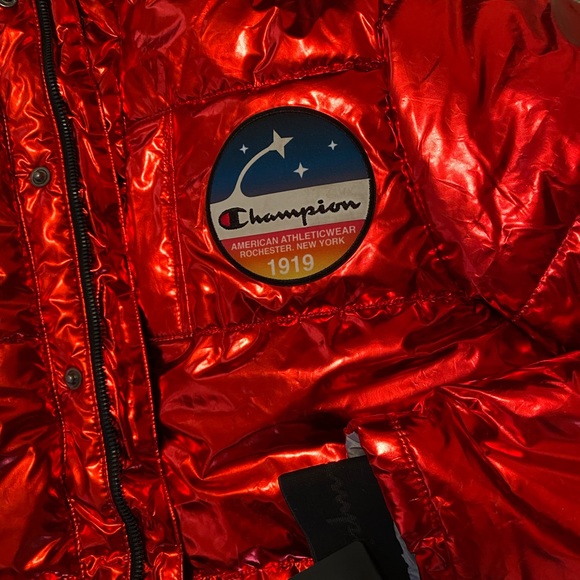 🎁NWT Champion Metallic NASA Jacket S - Picture 5 of 16